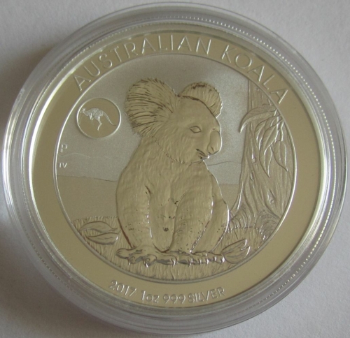 Australia 1 Dollar 2017 Koala Kangaroo Privy 1 Oz Silver