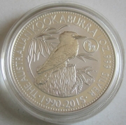 Australia 1 Dollar 2015 Kookaburra Lunar Goat Privy 1 Oz...