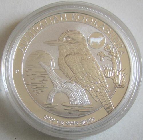 Australien 1 Dollar 2019 Kookaburra Lunar Schwein Privy