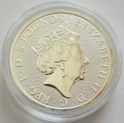 United Kingdom 5 Pounds 2019 Queens Beasts Falcon of the Plantagenets 2 Oz Silver