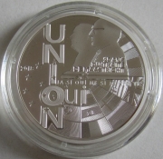 France 10 Euro 2018 25 Years Maastricht Treaty Silver