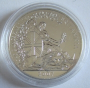 United Kingdom 2 Pounds 2007 Britannia 1 Oz Silver