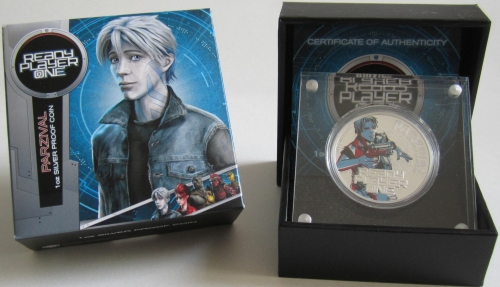 Tuvalu 1 Dollar 2018 Ready Player One Parzival 1 Oz Silver
