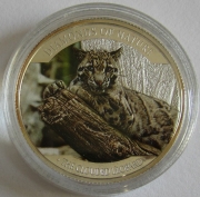 Fiji 10 Dollars 2013 Diamonds of Nature Clouded Leopard...