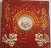 Australia 1 Dollar 2015 Lion Dance 1 Oz Silver