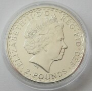 United Kingdom 2 Pounds 2009 Britannia 1 Oz Silver