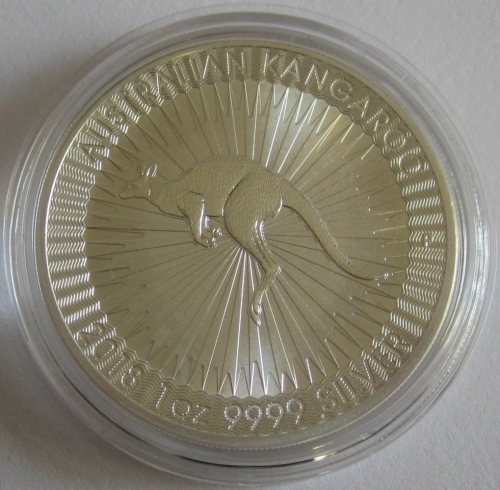 Australia 1 Dollar 2018 Australian Kangaroo 1 Oz Silver