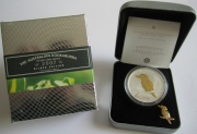 Australien 1 Dollar 2007 Kookaburra Gilded