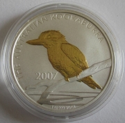 Australien 1 Dollar 2007 Kookaburra Gilded