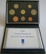 United Kingdom Proof Coin Set 1990