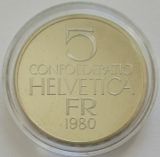 Schweiz 5 Franken 1980 Ferdinand Hodler