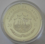 Liberia 20 Dollars 2001 European Countries Ireland Silver