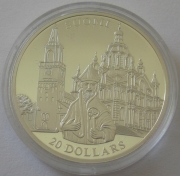 Liberia 20 Dollars 2001 European Countries Finland Silver