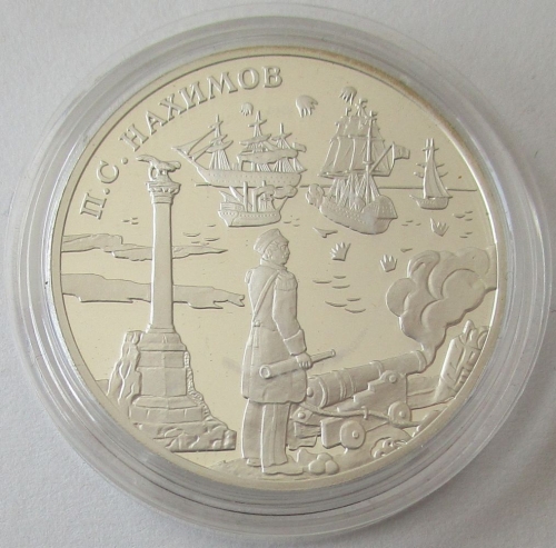 Russland 3 Rubel 2002 Offiziere Pavel Nakhimov