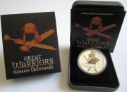 Tuvalu 1 Dollar 2010 Great Warriors Roman Legionary