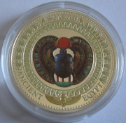 Solomon Islands 2 Dollars 2014 Ancient Egypt Scarab Silver