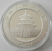China 10 Yuan 2017 Panda Silver