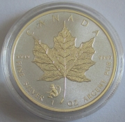 Kanada 5 Dollars 2016 Maple Leaf Lunar Affe Privy