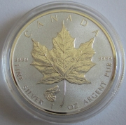 Kanada 5 Dollars 2016 Maple Leaf Wildlife Timberwolf Privy
