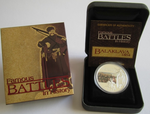 Tuvalu 1 Dollar 2009 Famous Battles Balaklava