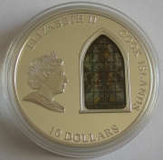 Cook-Inseln 10 Dollars 2011 Windows of Heaven Westminster Abbey in London
