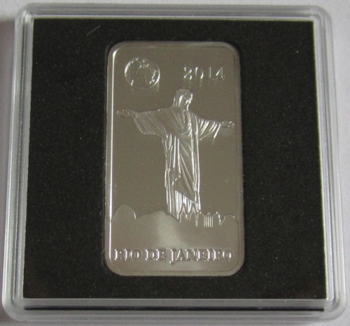 Salomonen 2 Dollars 2014 Wahrzeichen Cristo Redentor in Rio de Janeiro
