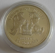 Barbados 25 Dollars 1978 25 Years Coronation Queen...