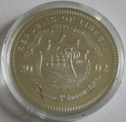Liberia 20 Dollars 2002 Lunar Pferd