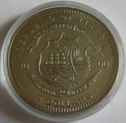 Liberia 5 Dollars 2000 History of America Mondlandung von...