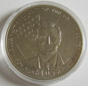 Liberia 10 Dollars 2000 US Presidents George W. Bush