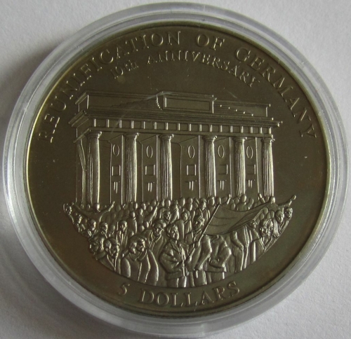 Liberia 5 Dollars 2000 10 Jahre Deutsche Einheit