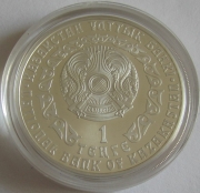 Kasachstan 1 Tenge 2010 Irbis / Schneeleopard