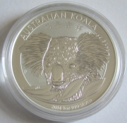 Australien 1 Dollar 2014 Koala Lunar Pferd Privy