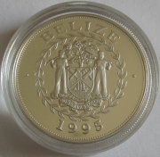 Belize 10 Dollars 1995 Tiere Guatemala-Brüllaffe