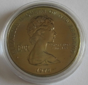 New Zealand 1 Dollar 1978 25 Years Coronation Queen...