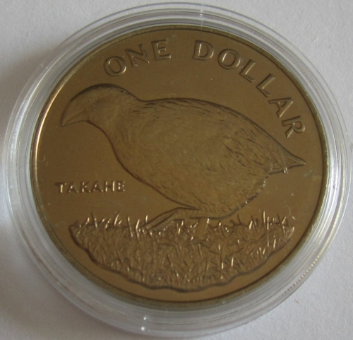 Neuseeland 1 Dollar 1982 Tiere Takahe BU