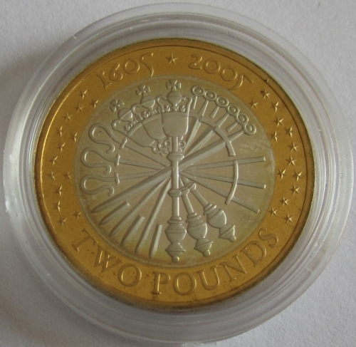 Großbritannien 2 Pounds 2005 400 Jahre Gunpowder Plot PP