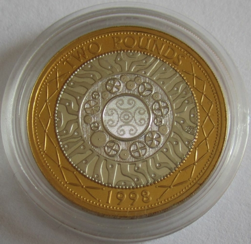 Großbritannien 2 Pounds 1998 Technologie PP