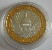 United Kingdom 2 Pounds 2005 60 Years World War II Silver...