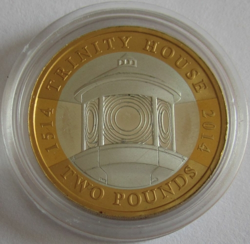 United Kingdom 2 Pounds 2014 500 Years Trinity House Silver Proof
