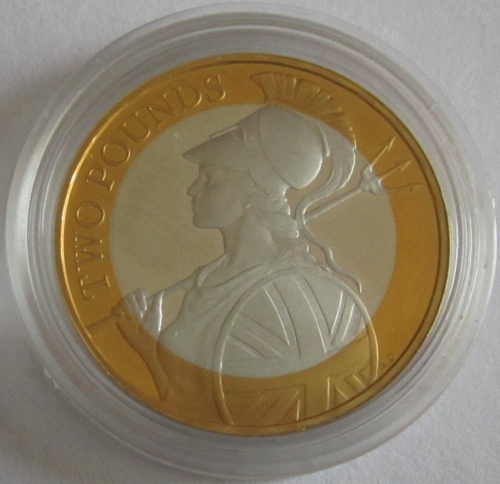 United Kingdom 2 Pounds 2015 Definitive Britannia Silver Proof
