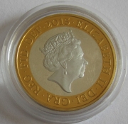 United Kingdom 2 Pounds 2015 Definitive Britannia Silver...