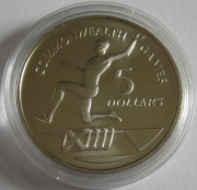 Kaiman-Inseln 5 Dollars 1986 Commonwealth Games in...