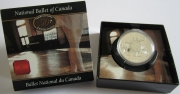 Canada 1 Dollar 2001 50 Years National Ballet Silver BU