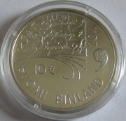Finnland 10 Euro 2011 Juhani Aho PP Glasetui