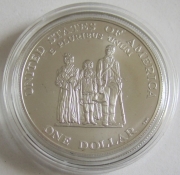 USA 1 Dollar 1998 Black Revolutionary War Patriots Memorial BU