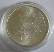 San Marino 500 Lire 1974 Vögel