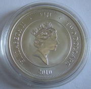 Fiji 2 Dollars 2010 Taku 1 Oz Silver