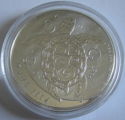 Fiji 10 Dollars 2011 Taku 5 Oz Silver