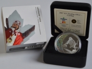 Canada 25 Dollars 2007 Olympics Vancouver Curling Silver